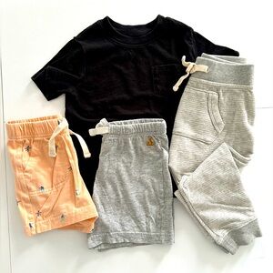 18-24M Boys Shirt+Shorts+Pant Set